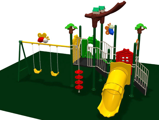 MULTI OUTDOOR PLAYGROUND SYSTEM
