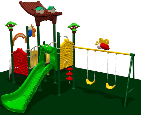 MULTI OUTDOOR PLAYGROUND SYSTEM