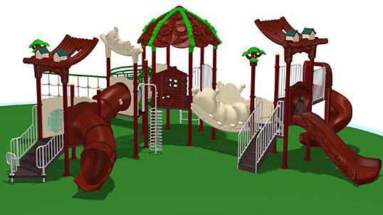 MULTI OUTDOOR PLAYGROUND SYSTEM